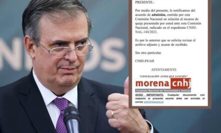 Tribunal planea desechar queja de Marcelo Ebrard contra Morena