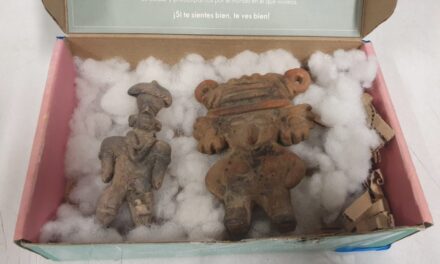GN asegura figuras arqueológicas en envío de paquetería en Querétaro