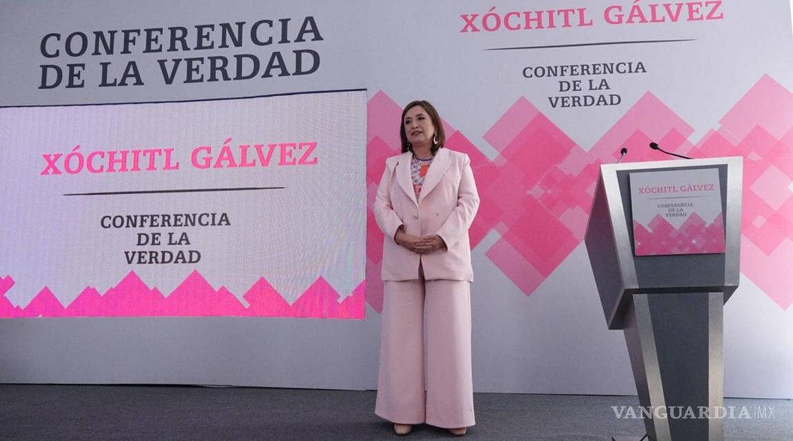 Exhorta Xóchitl Gálvez a AMLO a caminar por las calles para que reconozca que México está sufriendo