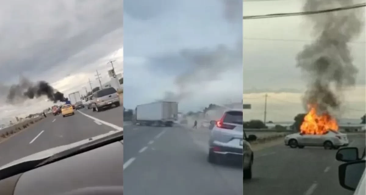 Reportan bloqueos y quema de autos en Celaya, Guanajuato; bombero fue asesinado