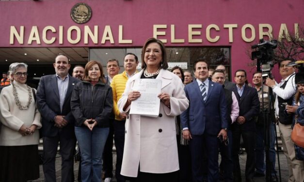 Xóchitl Gálvez presenta denuncia contra Claudia Sheinbaum ante el INE por supuesto uso de recursos de Notimex en campaña