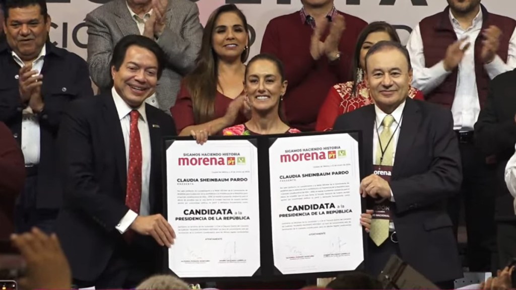 Claudia Sheinbaum Recibe Constancia como Candidata Presidencial de Morena