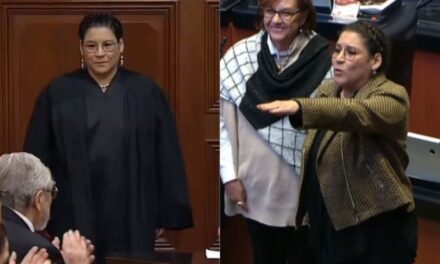Norma Lucía Piña impone toga y entrega credenciales a Lenia Batres como ministra de la Corte