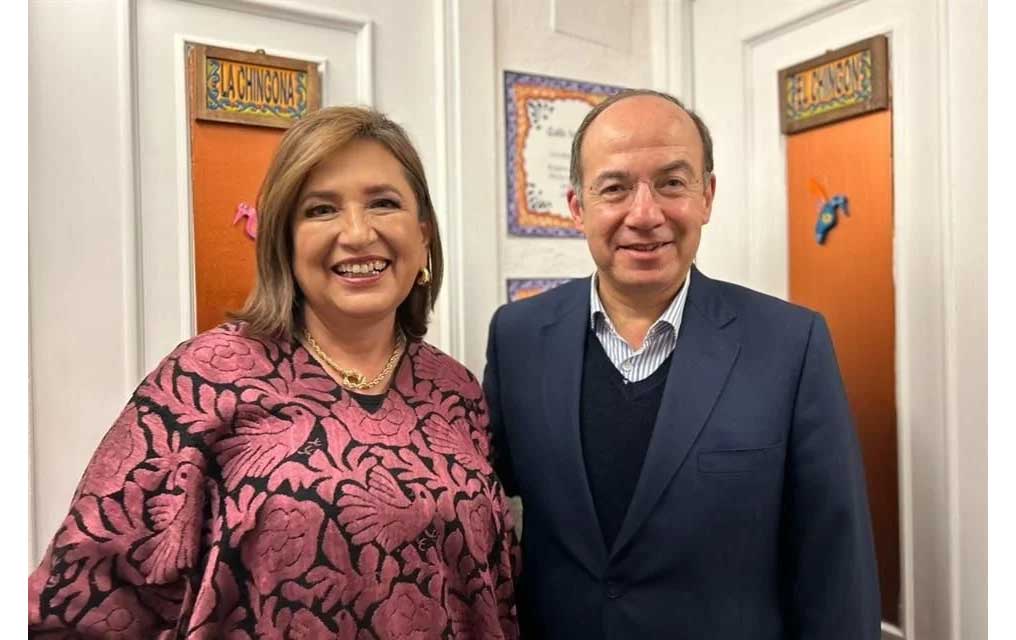 Xóchitl Gálvez llega a Madrid y se ve con Felipe Calderón, quien reside en España Redacción