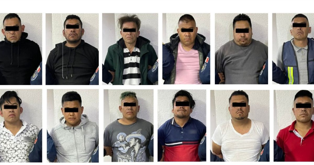 Detienen a 13 personas, aseguran un arma y droga tras intento de despojo en colonia Narvarte