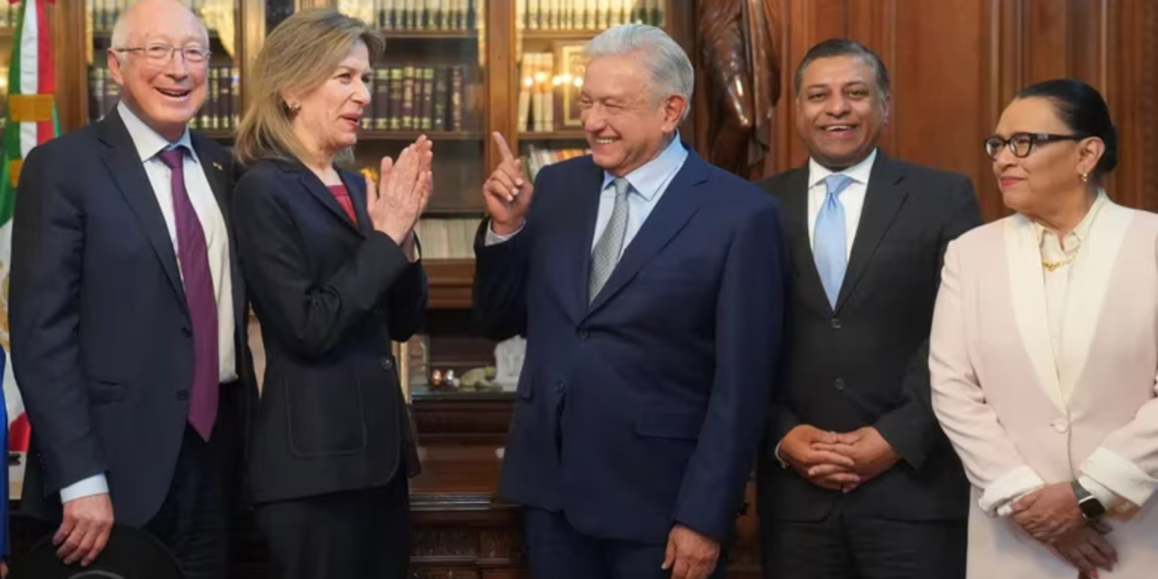 AMLO se reúne con Elizabeth Sherwood-Randall, asesora de Seguridad de la Casa Blanca, tras petición de Biden