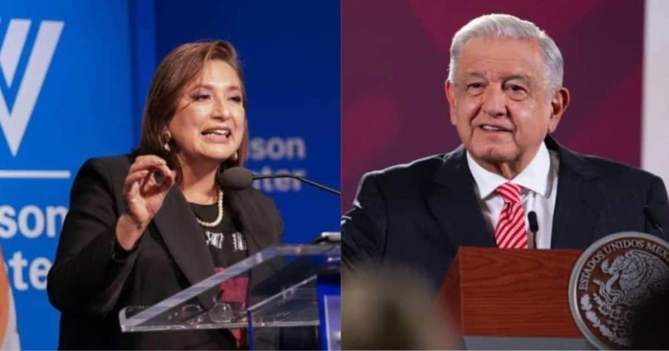 Xóchitl Gálvez reta a AMLO a debatir en inglés