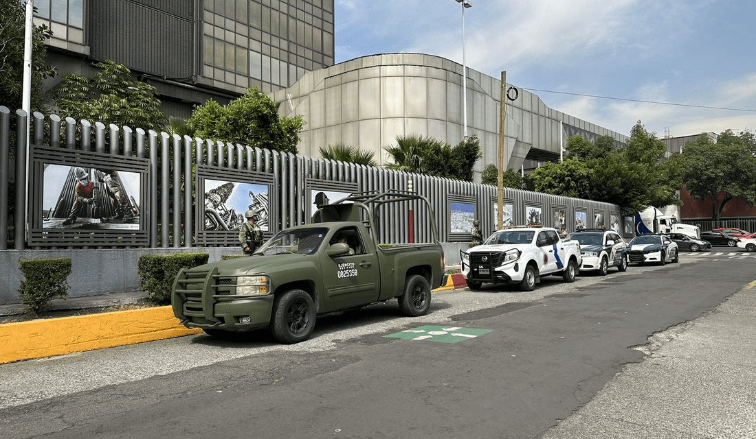 Sedena localiza y retira granada en Torre de Pemex