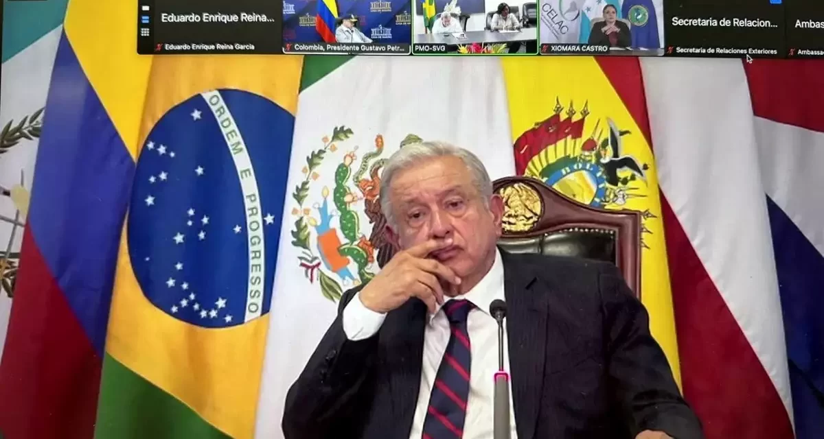 AMLO presume apoyo en la CELAC, pero desconoce cuántos apoyarán demanda contra Ecuador