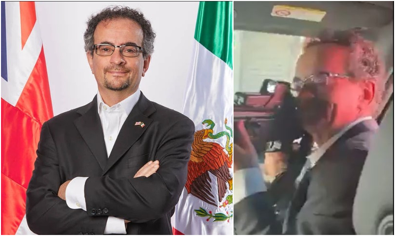 Reino Unido destituye a embajador en México por bromear con rifle