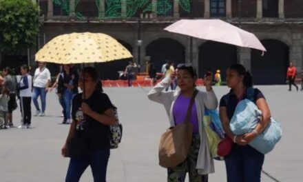 CDMX rompe récord por altas temperaturas, al llegar a 34.3 grados