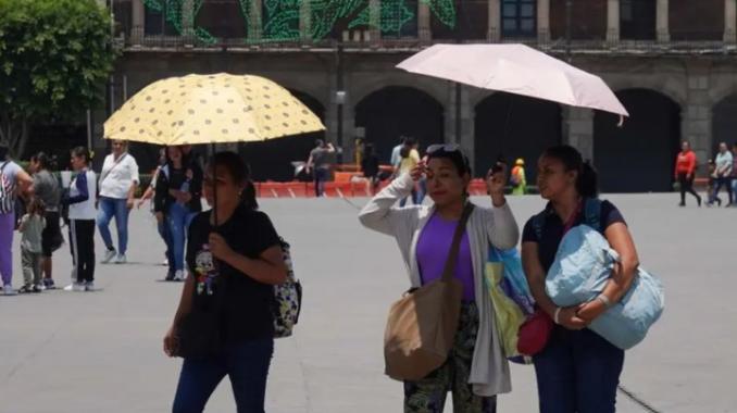 CDMX rompe récord por altas temperaturas, al llegar a 34.3 grados