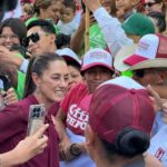 Claudia Sheinbaum rremete contra Fox en visita a Guanajuato