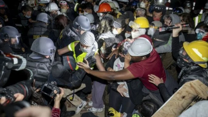 PROTESTAS Al menos 2 mil arrestos en protestas propalestinas en campus de EU