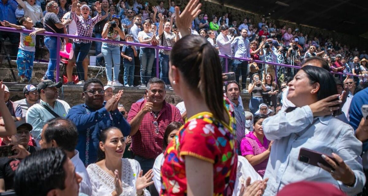 ORGANIZA SUMA MUJERES CAMINATA A FAVOR DE CLAUDIA SHEINBAUM PARDO