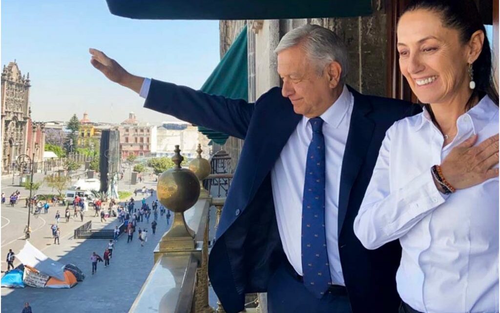 Claudia Sheinbaum prevé dar mensaje en Palacio Nacional, tras encuentro con AMLO sobre transición