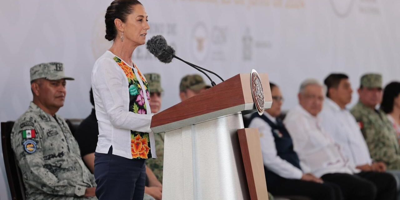 Sheinbaum promete consolidar a la GN con reforma constitucional en octubre