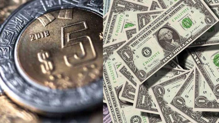 Peso continúa a la baja; cotiza a 18.92 por dólar