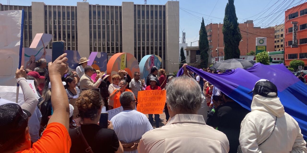 Realiza una concentración el Frente vecinal por la defensa de la democracia en Cuauhtémoc