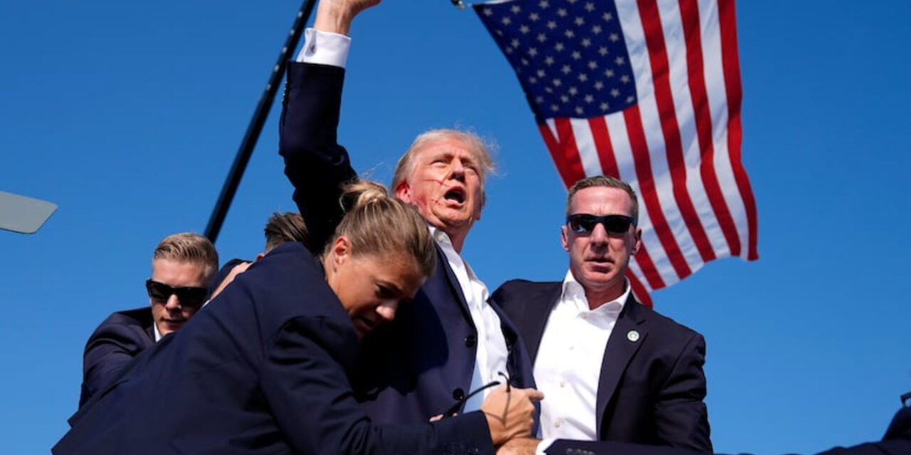 Evacúan a Trump durante un mitin en Pensilvania por un aparente atentado
