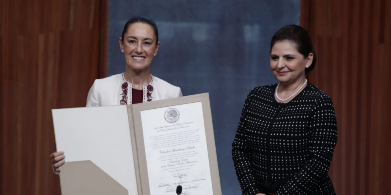 Claudia Sheinbaum recibe la constancia que la acredita como Presidenta electa