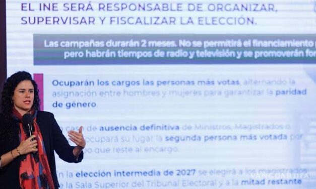 Presentan boleta para elegir a jueces y ministros en caso que sea aprobada la Reforma Judicial