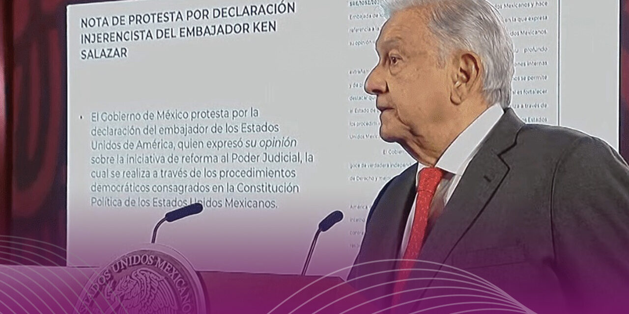 Critica AMLO dichos de embajadores de EE.UU. y Canadá por Reforma Judicial: “¿Quiénes son ellos? Con todo respeto