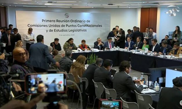 Arranca en comisiones unidas del Senado discusión sobre reforma judicial