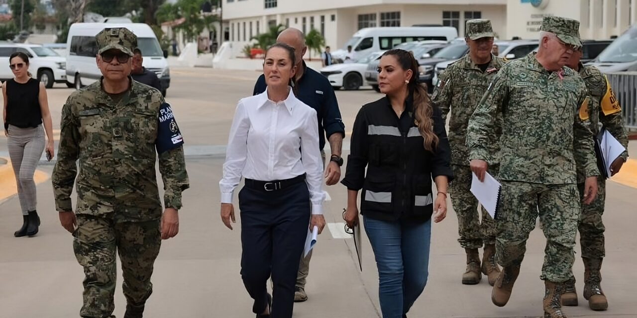 Anuncia presidenta que hoy comienza censo de damnificados en Guerrerro y Oaxaca por huracán John