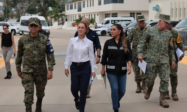Anuncia presidenta que hoy comienza censo de damnificados en Guerrerro y Oaxaca por huracán John