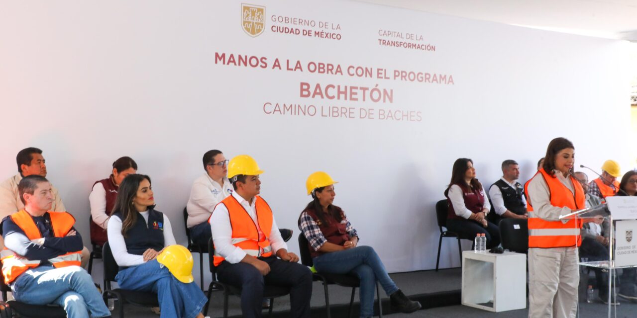 Con el “Bachetón” y en coordinación con el Gobierno de Clara Brugada, Alessandra Rojo de la Vega atenderá 5 mil baches en la Cuauhtémoc