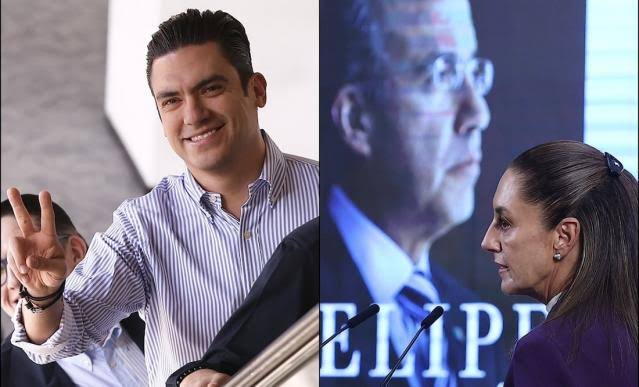 Sheinbaum llama “jefe del cartel inmobiliario” a Jorge Romero, nuevo líder del PAN
