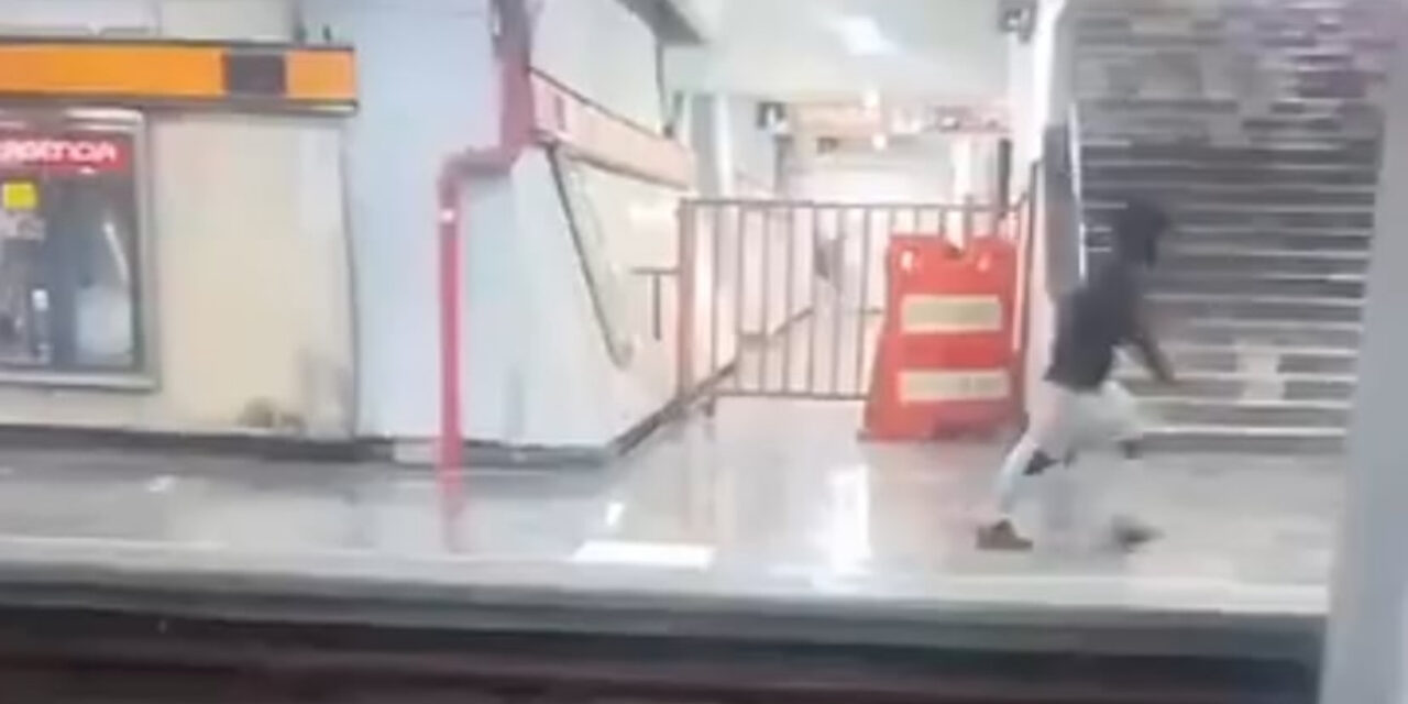 Hombre apuñala a cuatro personas en la estación Tacubaya del Metro