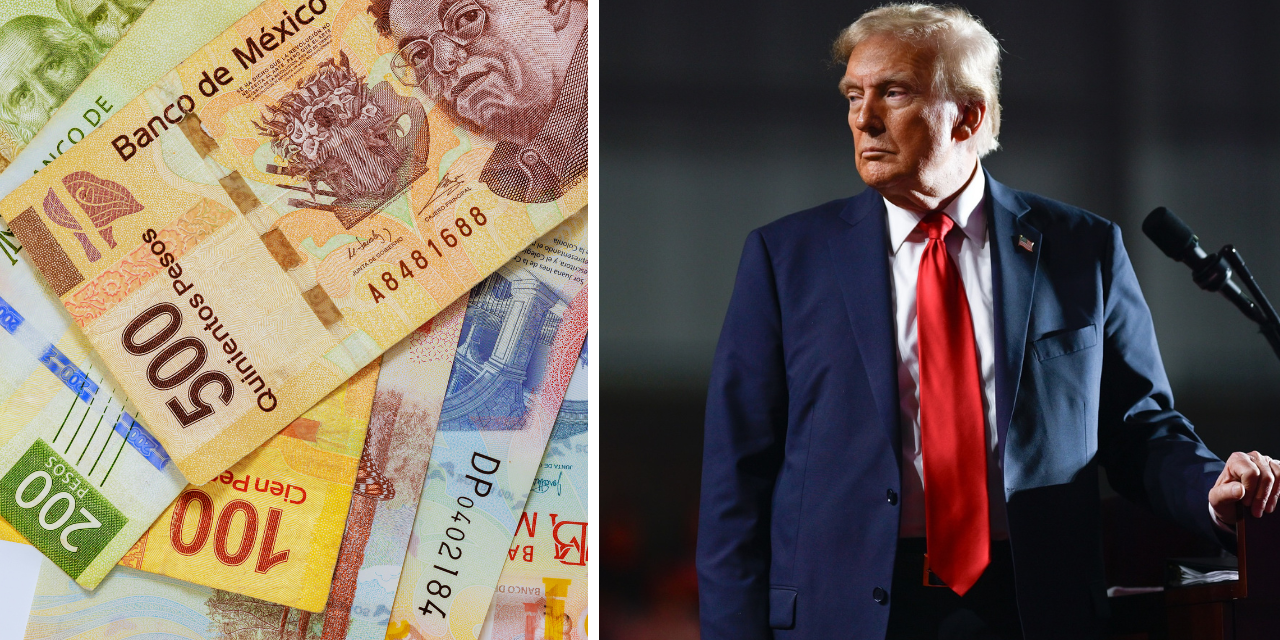 Con la llegada de Trump peso cae y dólar alcanza las 20.72 unidades