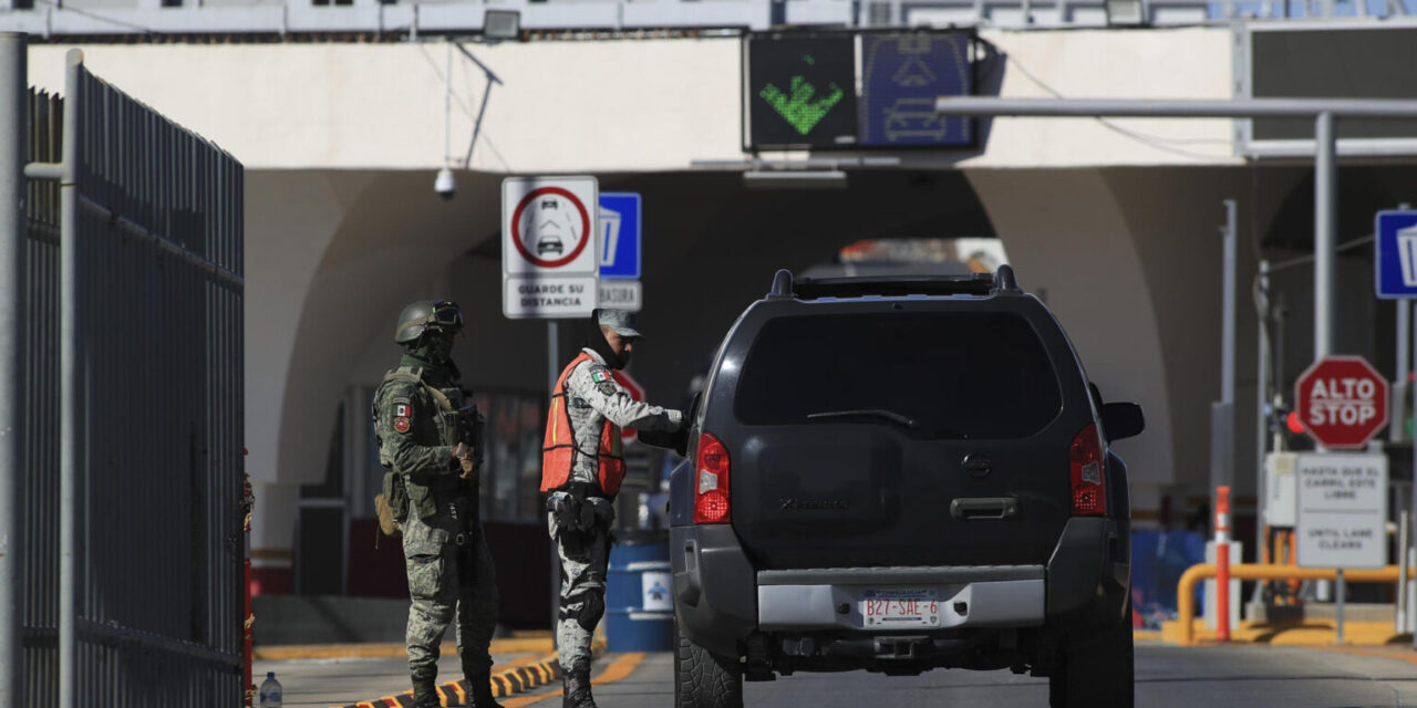 GN instala retenes en puentes internacionales de Ciudad Juárez