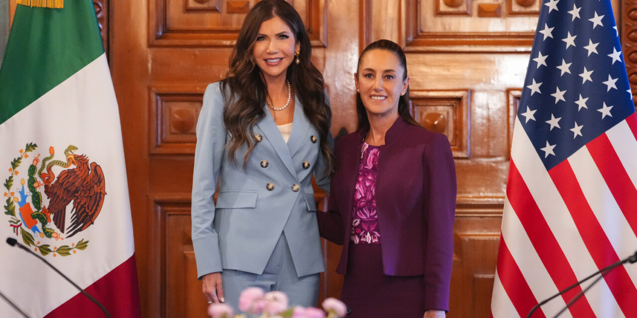 Sheimbaum califica de “provechosa” reunión con Secretaria de Seguridad de EE.UU.