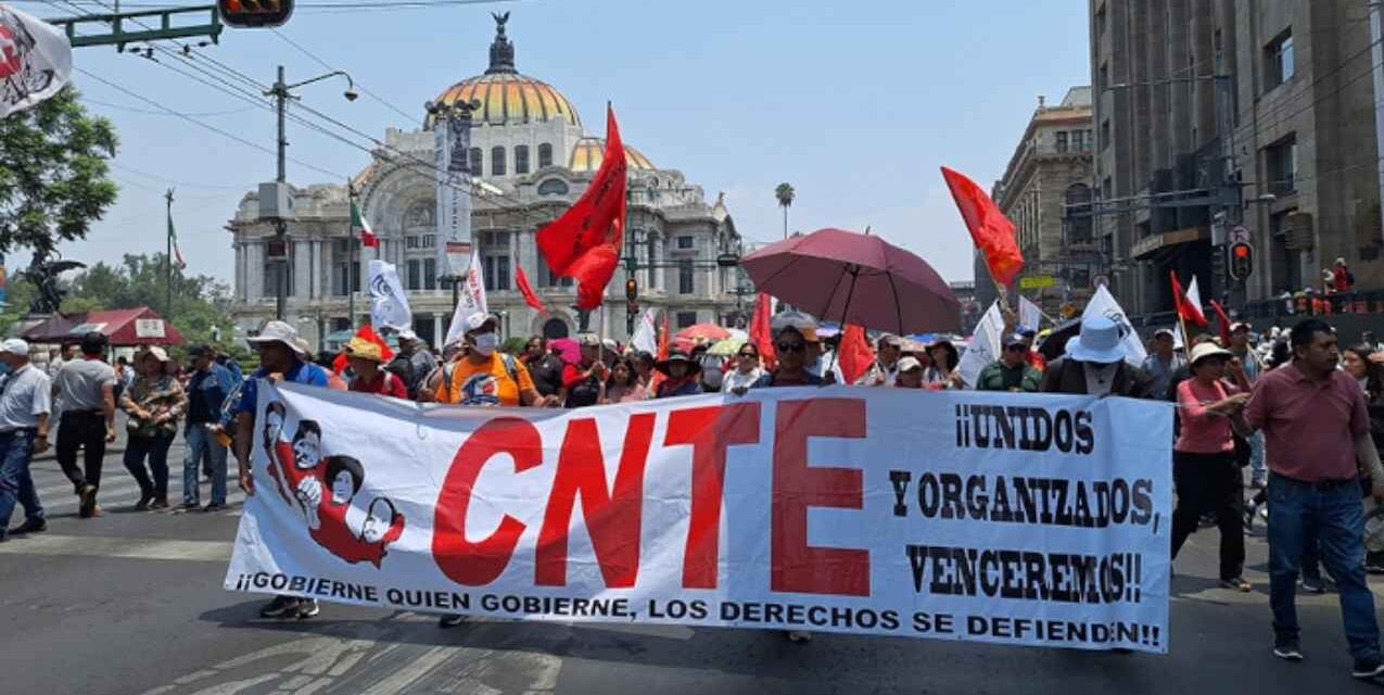 Insiste CNTE que la mesa de diálogo con el Gobierno Federal está abierta