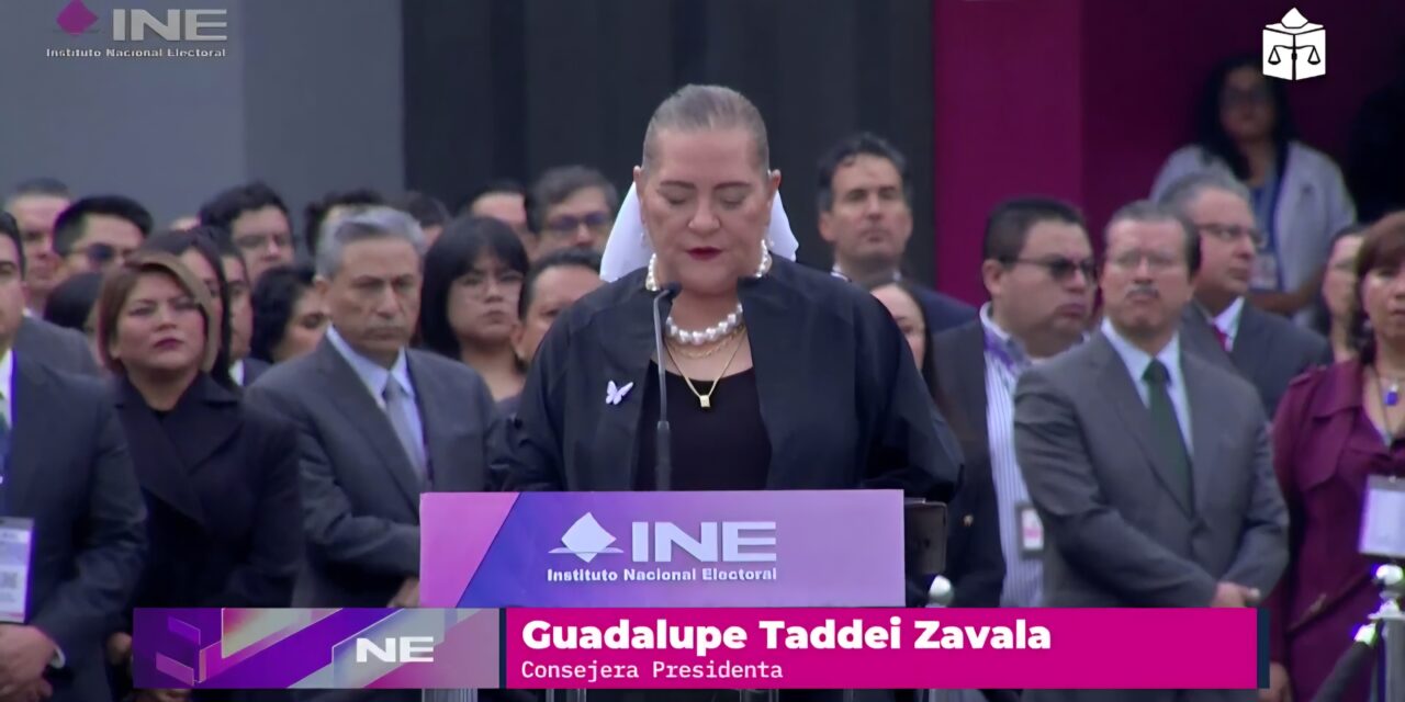 Elección judicial es un acto de justicia al alcance de una casilla, dice Taddei al inicio de la jornada electoral
