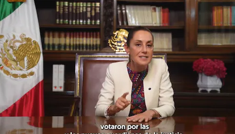 Destaca Sheinbaum participación de 13 millones de mexicanos en elección judicial