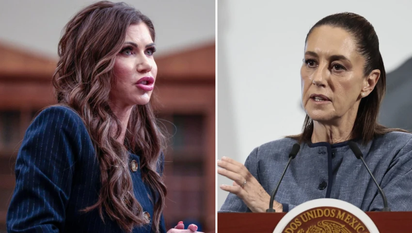 Desmiente Sheinbaum a Secretaria de Seguridad de EU, tras acusarla de “alentar” protestas en Los Ángeles