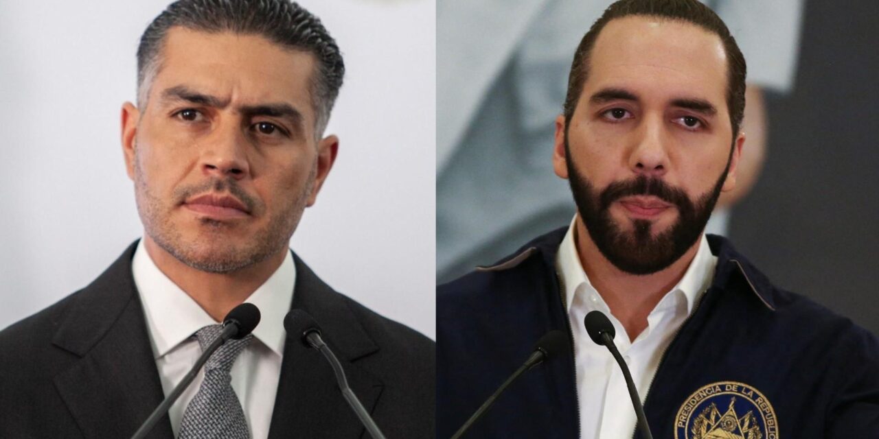 Harfuch y el Presidente de El Salvador cruzan tuits con versiones distintas sobre narcovuelo