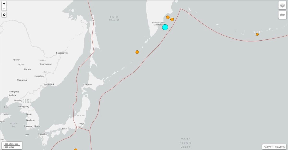 Sismo de 8,7 en la península rusa  enciende las alarmas de Tsunami en Japón y Rusia