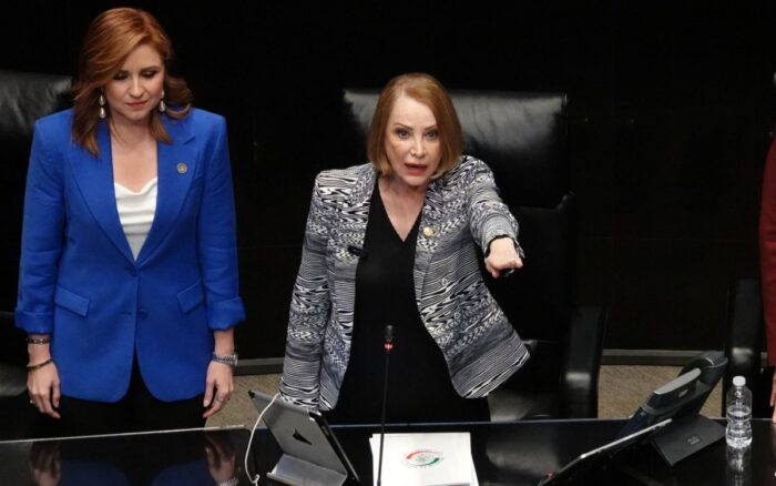 Laura Itzel Castillo Juárez rinde protesta como presidenta de la Mesa Directiva del Senado de la República