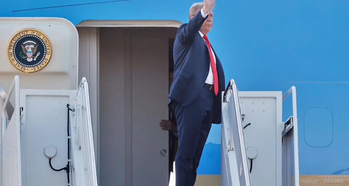 Llega trump a Alaska para encuentro con Putin, que podría decidir el futuro de lasobre invasión a Ucrania