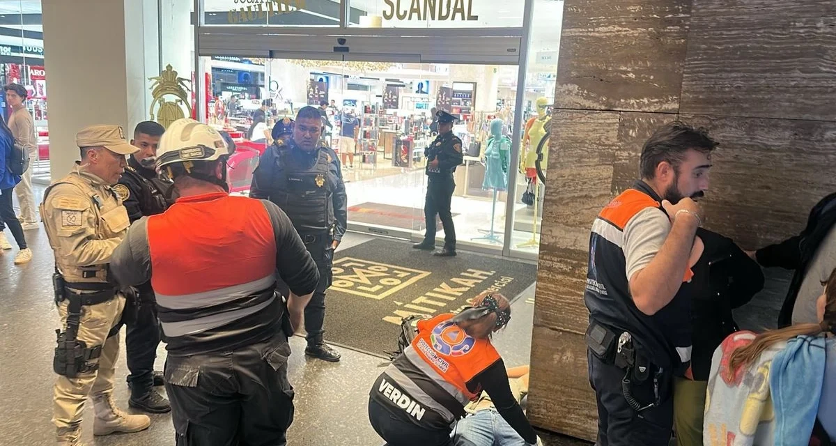 Deja dos heridos caída de elevador en Plaza Mitikah