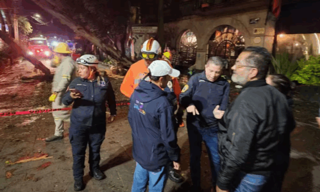 Intensas lluvias dejan severas inundiaciones en la Alcaldía Álvaro Obregón