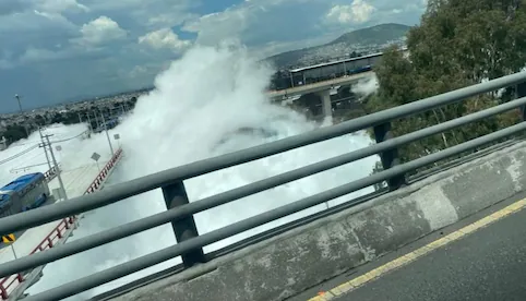 Explota pipa de gas en puente La Concordia; reportan 54 lesionados, 19 de ellos de gravedad