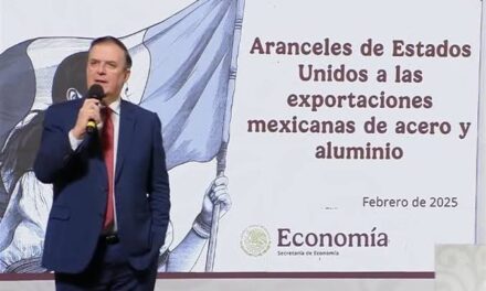 Explica Ebrard que imposición de aranceles serán del 50% a productos originarios de países sin tratado
