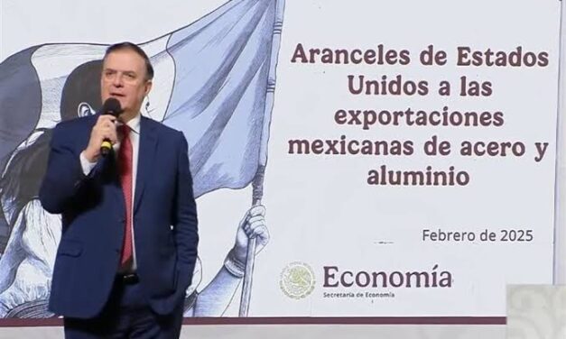 Explica Ebrard que imposición de aranceles serán del 50% a productos originarios de países sin tratado