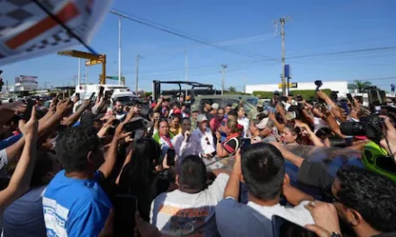 Recorre Sheinbaum municipios afectados en Veracruz y Puebla azotados por intensas lluvias